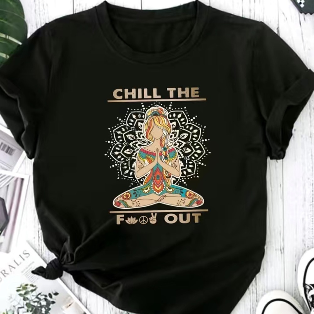 New! Funny Yoga Namaste Graphic Tee Shirt NWOTS